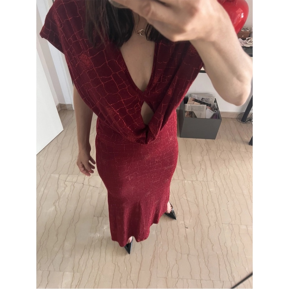 Red Sparkling dress